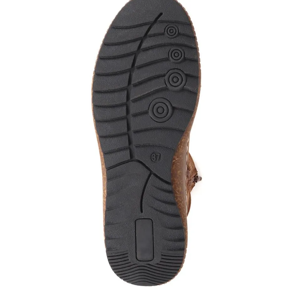 Zipped Long Boots - Tan