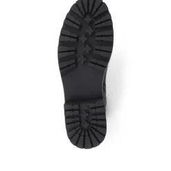 Zip-Up Calf Boots - Black