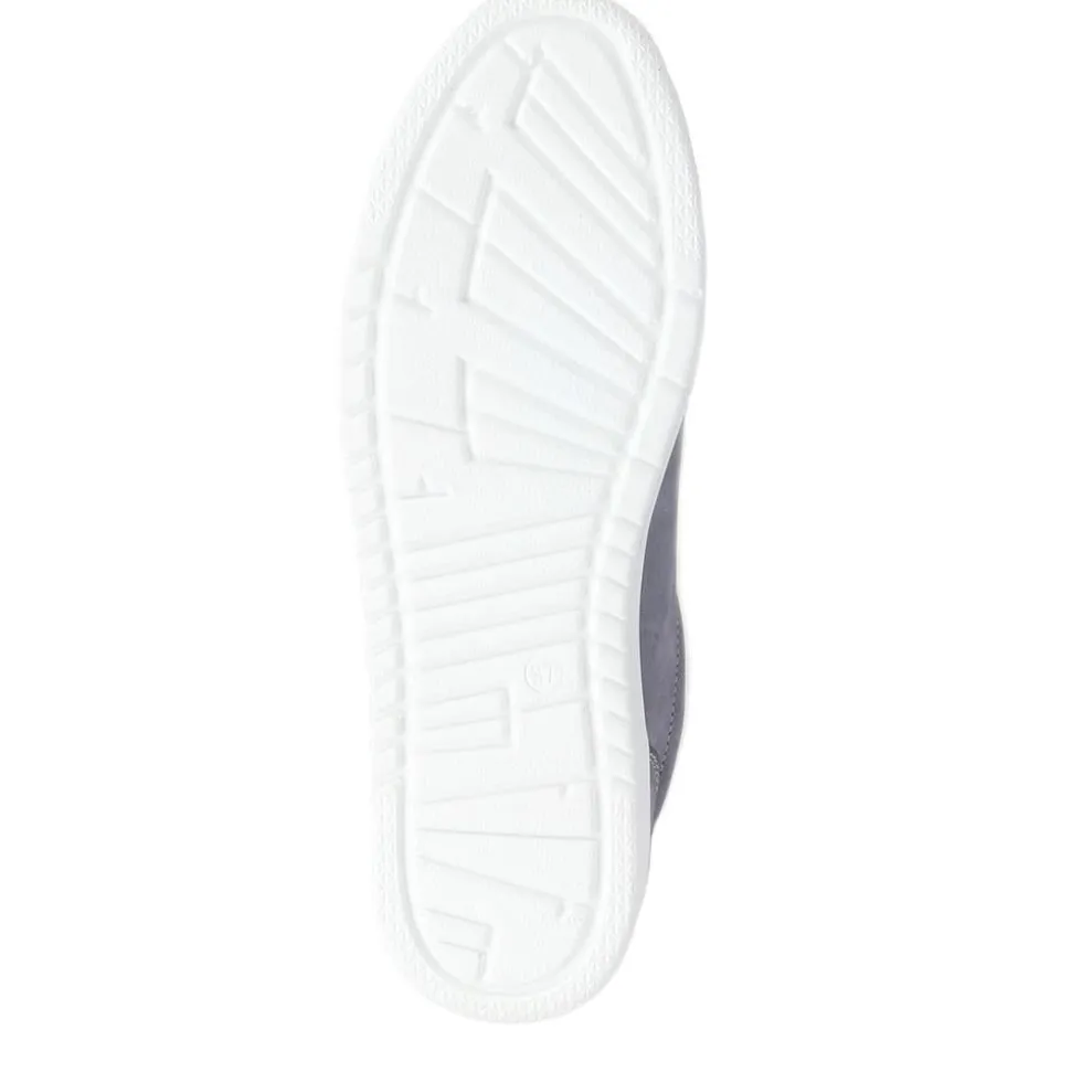 Zip Up Chunky Platform Trainers - Blue