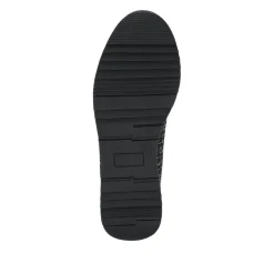 Zip-Up Laced Floral Trainers - Black Tweed