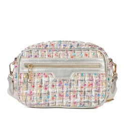 Zip Up Shoulder Bag - Multi
