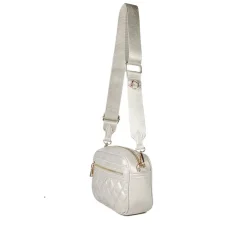 Zip Up Shoulder Bag - Soft Gold