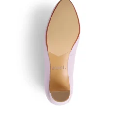Zoey Leather Court Shoes - Lilac